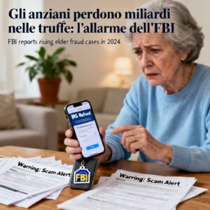 Gli anziani perdono miliardi nelle truffe: l’allarme dell’FBI