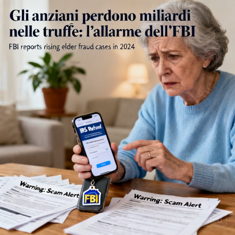 Gli anziani perdono miliardi nelle truffe: l’allarme dell’FBI 3 Gli anziani perdono miliardi nelle truffe: l’allarme dell’FBI