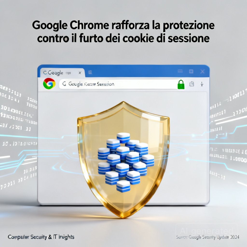 Google Chrome rafforza la protezione contro il furto dei cookie di sessione