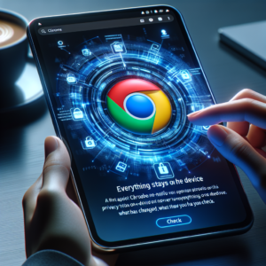 Google modifica la privacy di Chrome AI: tutto resta sul dispositivo