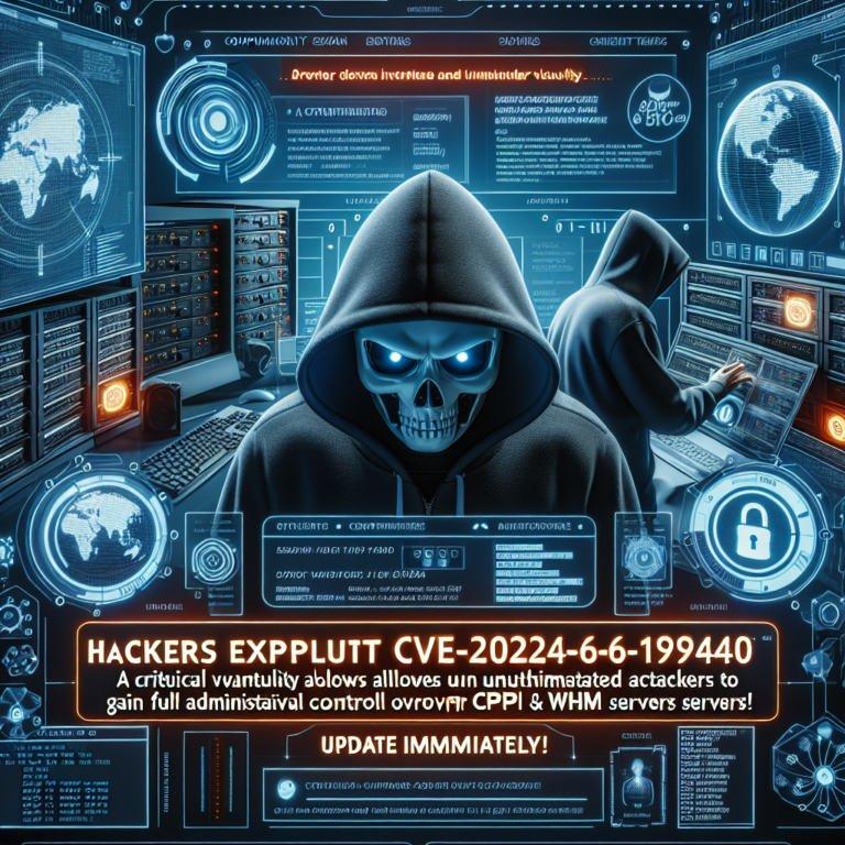 Hacker sfruttano CVE-2026-41940 per conquistare server cPanel e WHM