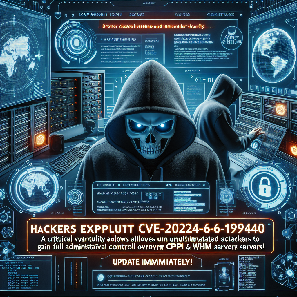 Hacker sfruttano CVE-2026-41940 per conquistare server cPanel e WHM