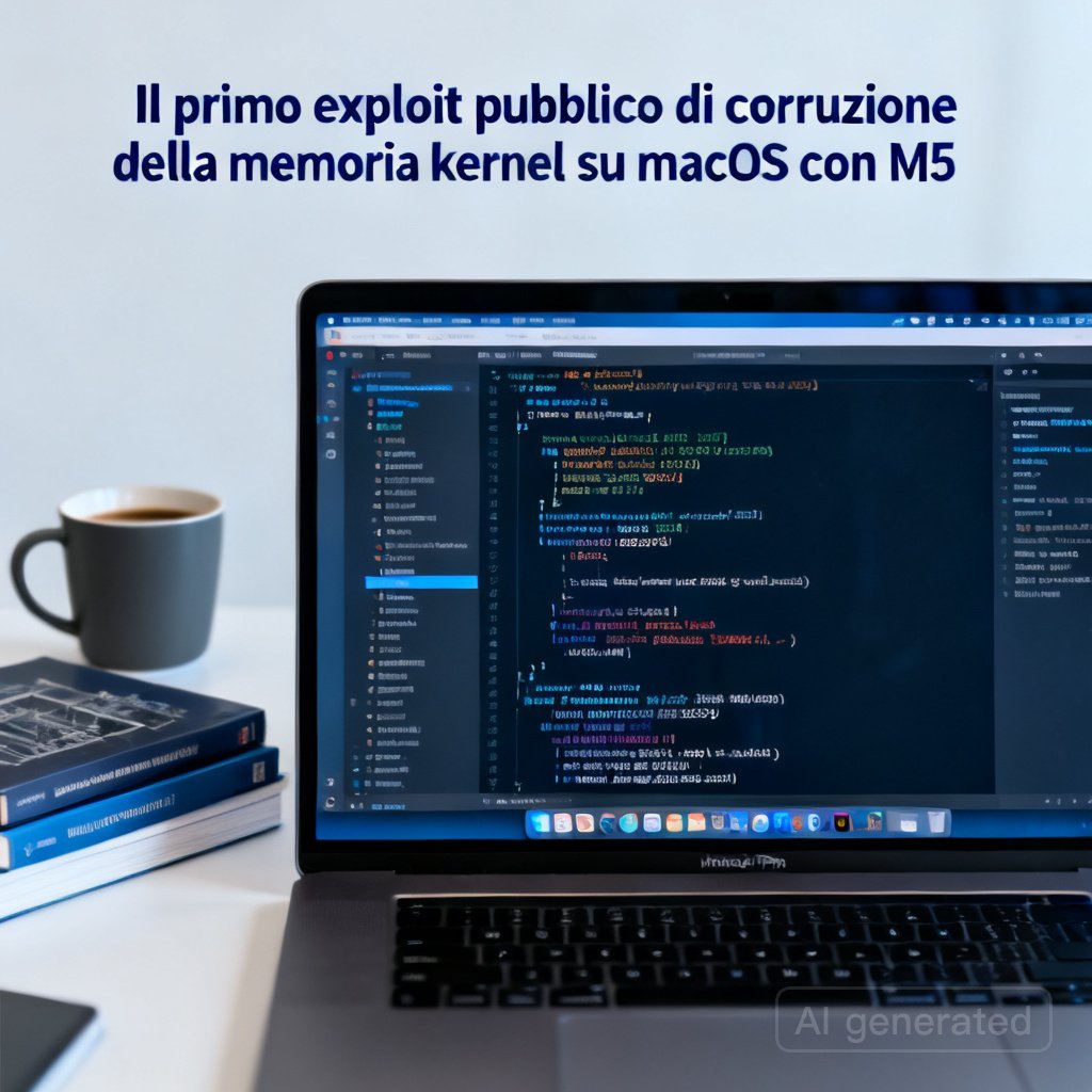 Il primo exploit pubblico di corruzione della memoria kernel su macOS con M5