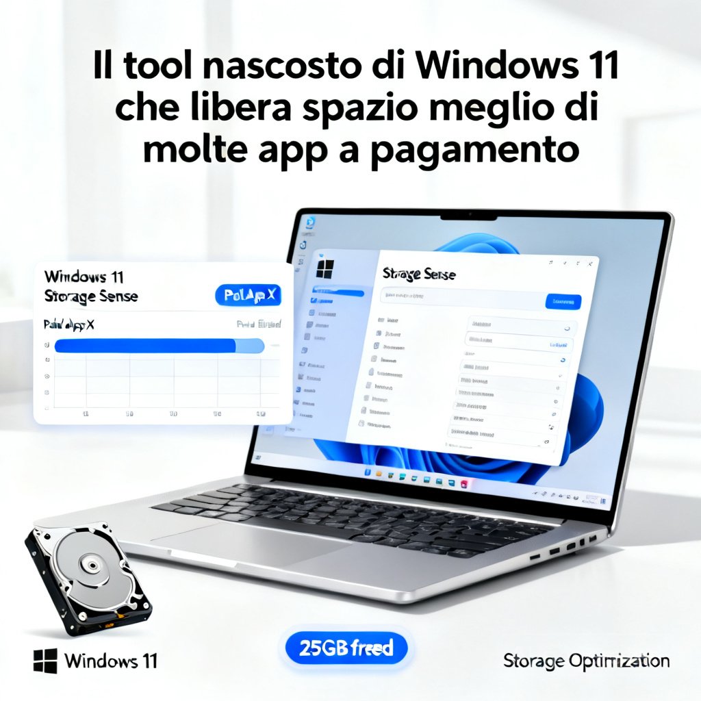 Il tool nascosto di Windows 11 che libera spazio meglio di molte app a pagamento