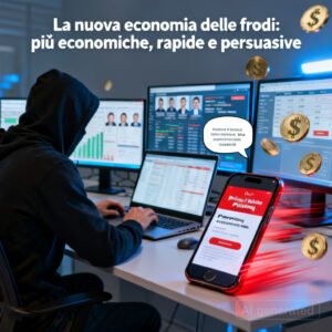 La nuova economia delle frodi: più economiche, rapide e persuasive