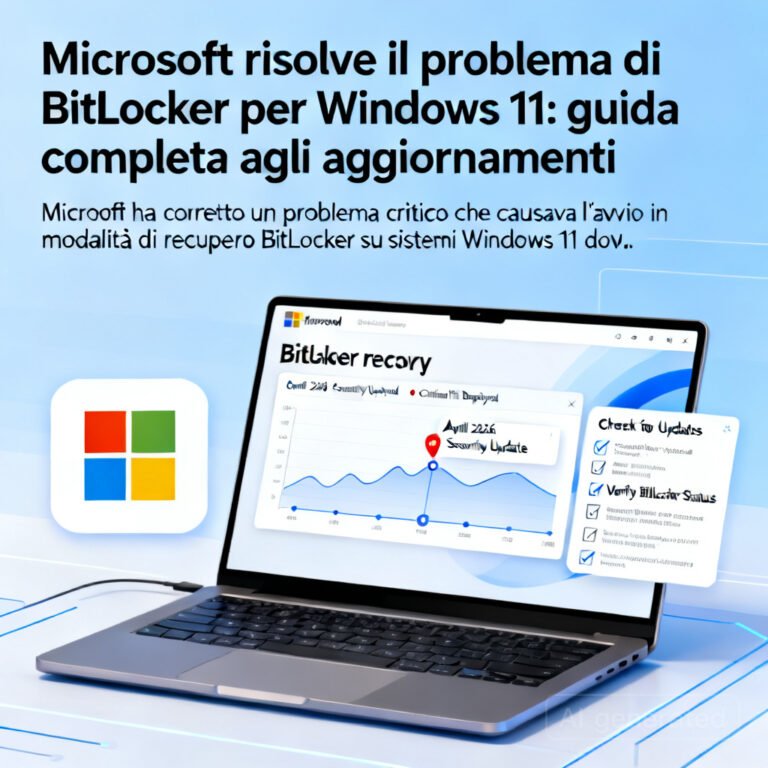 Microsoft risolve il problema di BitLocker per Windows 11: guida completa agli aggiornamenti