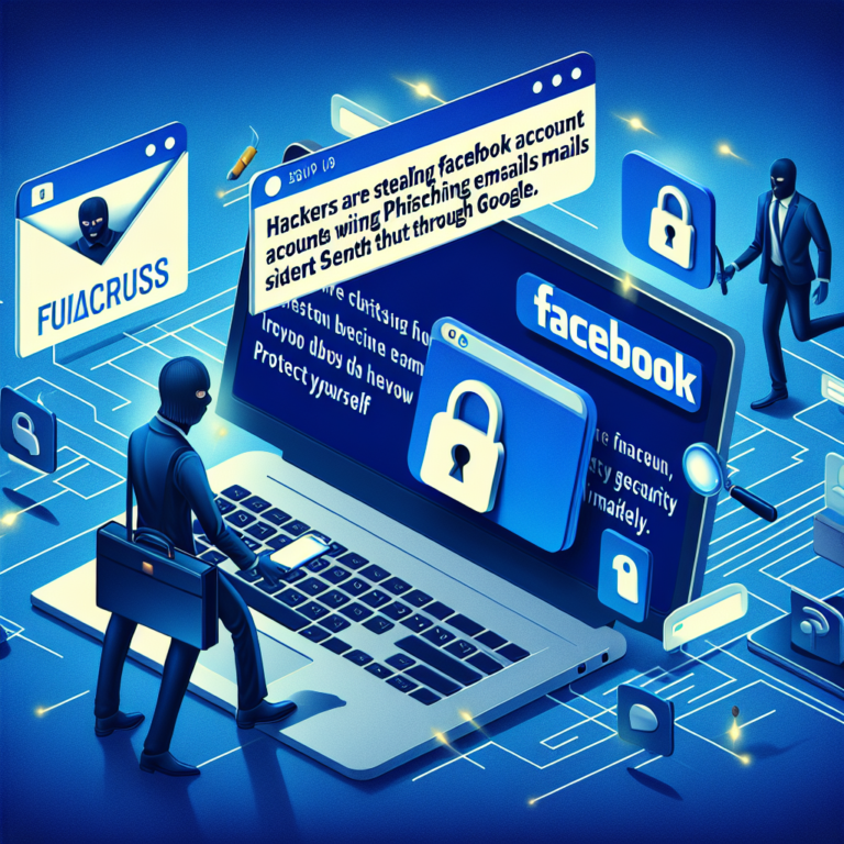 Migliaia di account Facebook rubati con email phishing inviate tramite Google