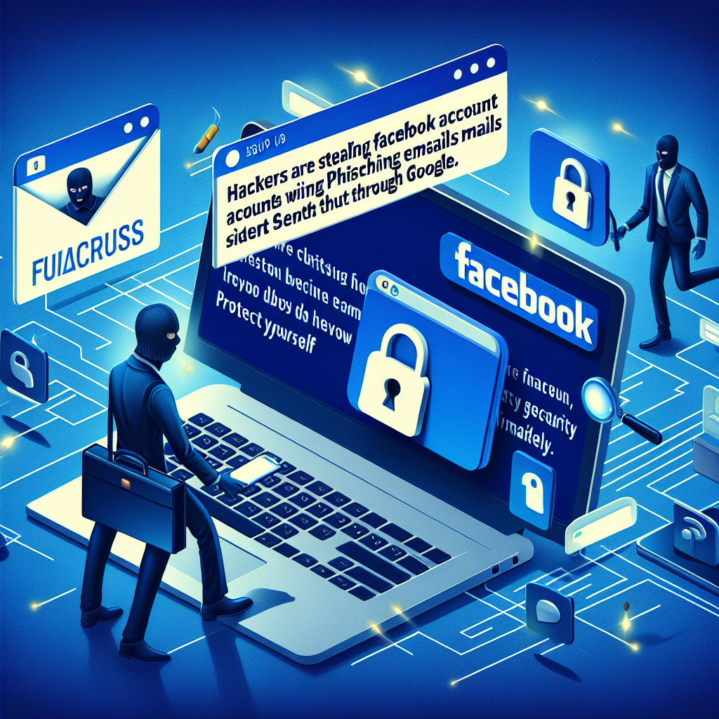 Migliaia di account Facebook rubati con email phishing inviate tramite Google