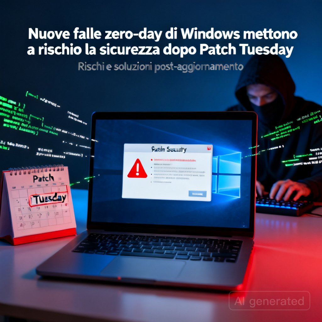Nuove falle zero-day di Windows mettono a rischio la sicurezza dopo Patch Tuesday