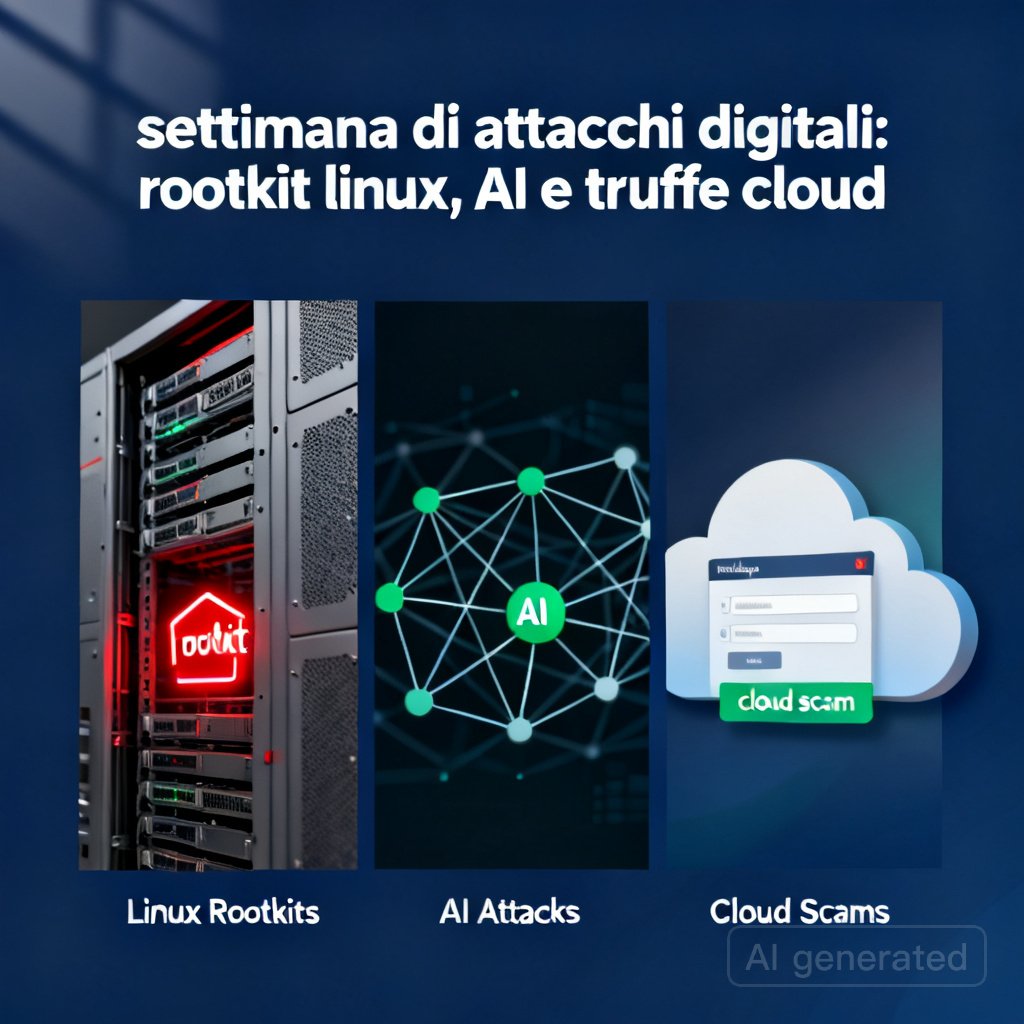 settimana di attacchi digitali: rootkit linux, AI e truffe cloud 2 settimana di attacchi digitali: rootkit linux, AI e truffe cloud