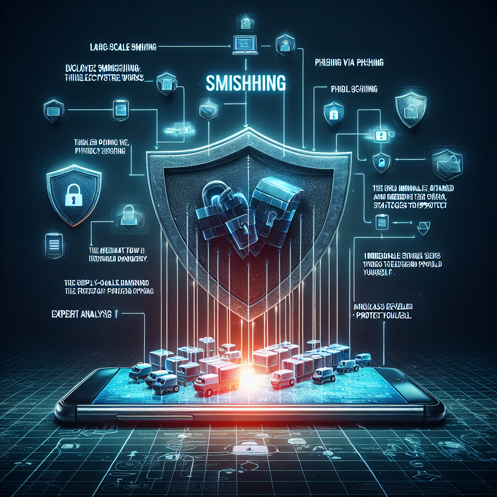 Smishing su larga scala: la catena di fornitura del phishing mobile