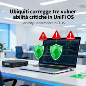 Ubiquiti corregge tre vulnerabilità critiche in UniFi OS