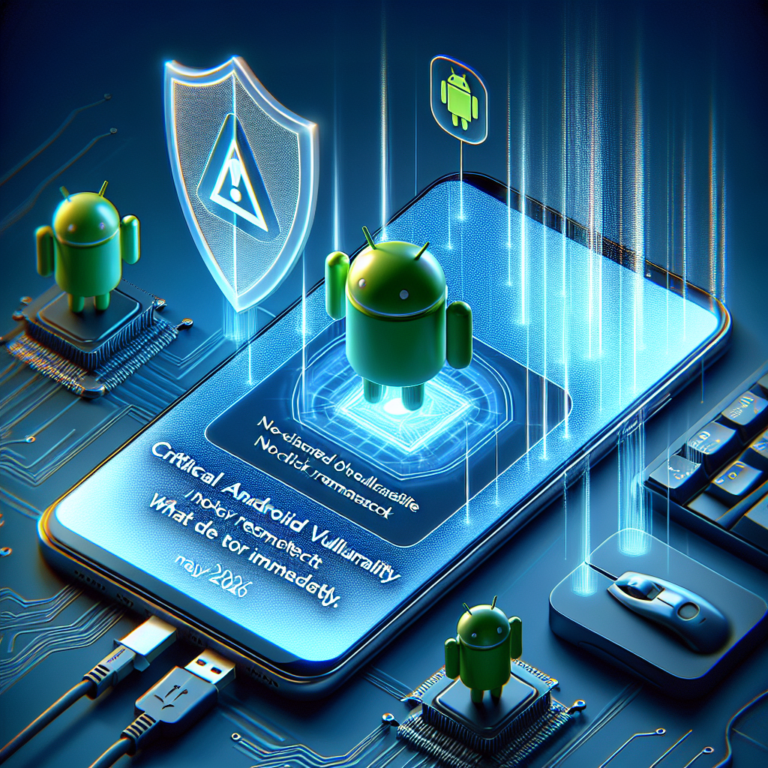 Vulnerabilità critica Android CVE-2026-0073: accesso remoto senza clic, cosa fare subito