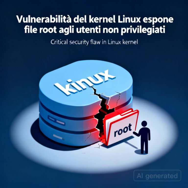 Vulnerabilità del kernel Linux espone file root agli utenti non privilegiati 3 Vulnerabilità del kernel Linux espone file root agli utenti non privilegiati