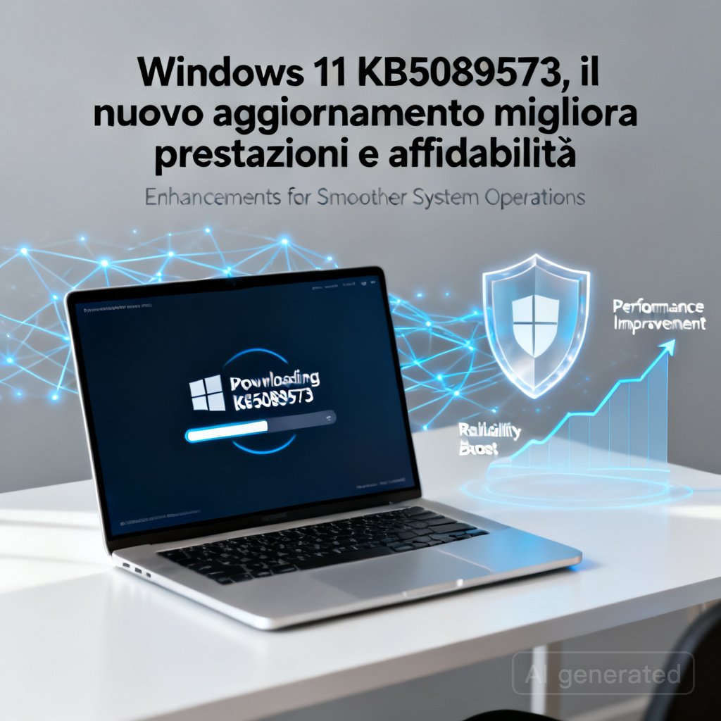 Windows 11 KB5089573, il nuovo aggiornamento migliora prestazioni e affidabilità