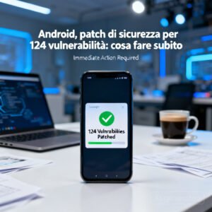 Android, patch di sicurezza per 124 vulnerabilità: cosa fare subito