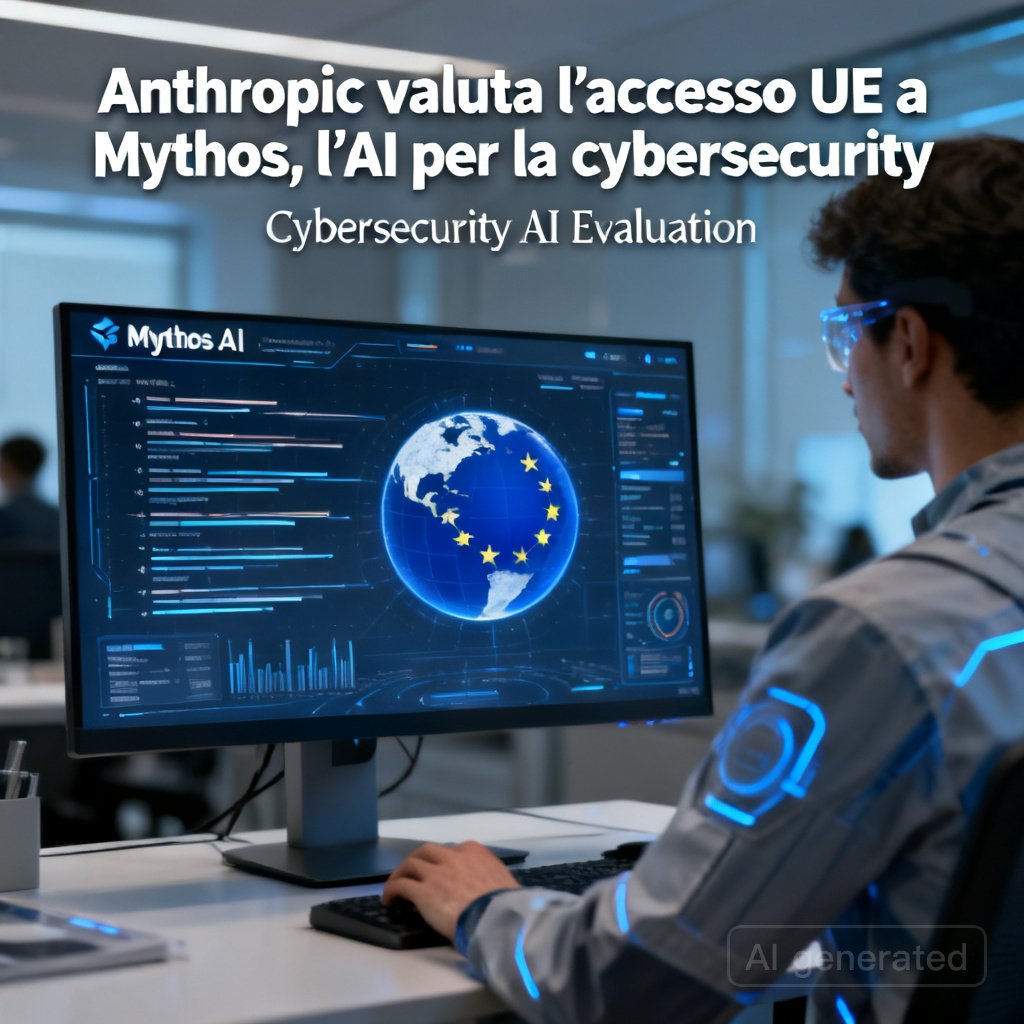 Anthropic valuta l’accesso UE a Mythos, l’AI per la cybersecurity 2 Anthropic valuta l’accesso UE a Mythos, l’AI per la cybersecurity