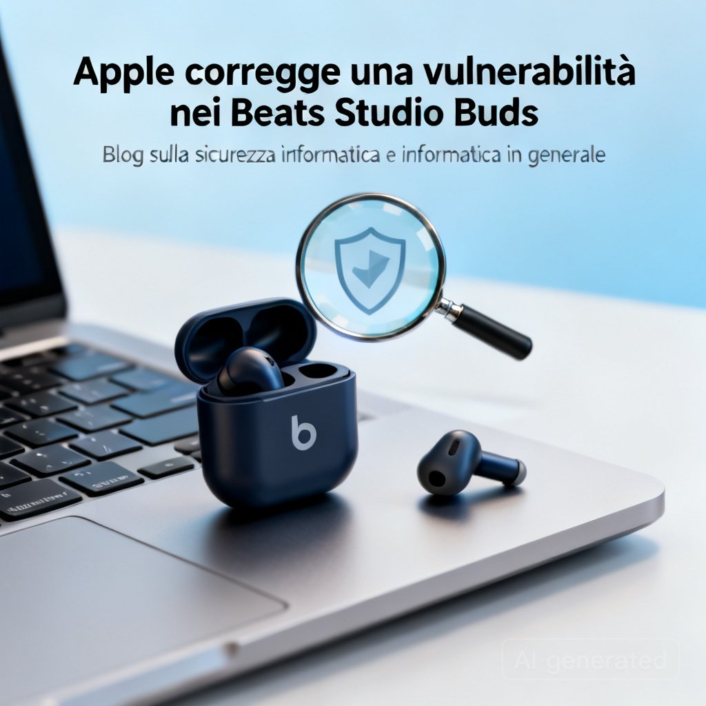 Apple corregge una vulnerabilità nei Beats Studio Buds 2 Apple corregge una vulnerabilità nei Beats Studio Buds