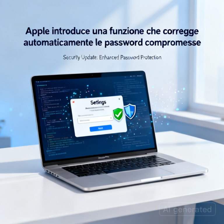 Apple introduce una funzione che corregge automaticamente le password compromesse 3 Apple introduce una funzione che corregge automaticamente le password compromesse