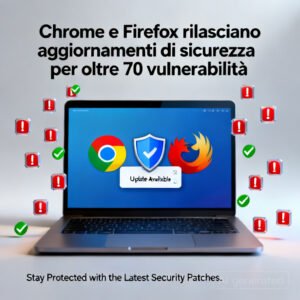 Home 6 Chrome e Firefox rilasciano aggiornamenti di sicurezza per oltre 70 vulnerabilità