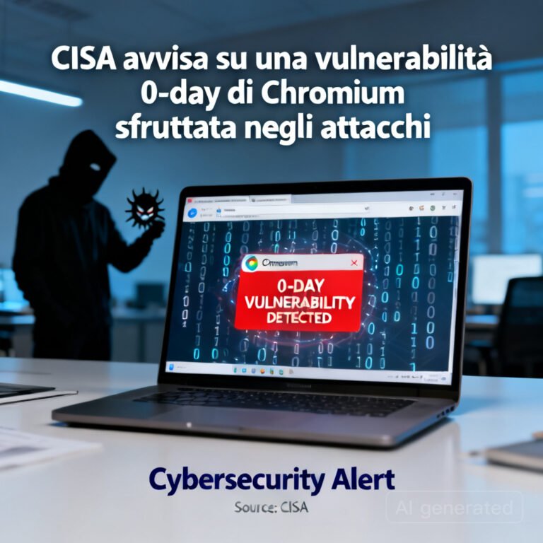 CISA avvisa su una vulnerabilità 0-day di Chromium sfruttata negli attacchi 6 CISA avvisa su una vulnerabilità 0-day di Chromium sfruttata negli attacchi