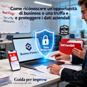 Come riconoscere un'opportunità di business o una truffa e proteggere i dati aziendali