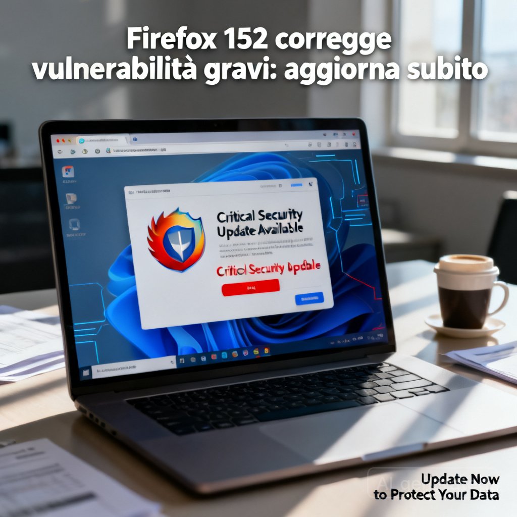 Firefox 152 corregge vulnerabilità gravi: aggiorna subito 2 Firefox 152 corregge vulnerabilità gravi: aggiorna subito