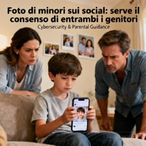 Home 4 Foto di minori sui social: serve il consenso di entrambi i genitori