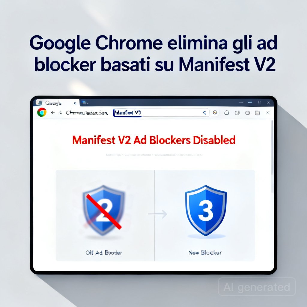 Google Chrome elimina gli ad blocker basati su Manifest V2
