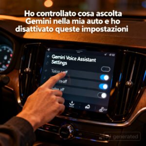 Home 6 Ho controllato cosa ascolta Gemini nella mia auto e ho disattivato queste impostazioni
