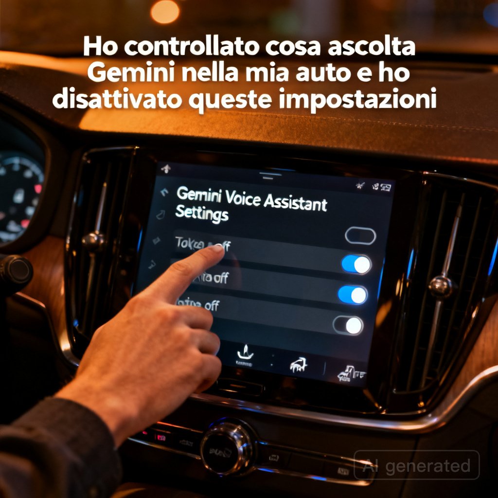 Ho controllato cosa ascolta Gemini nella mia auto e ho disattivato queste impostazioni