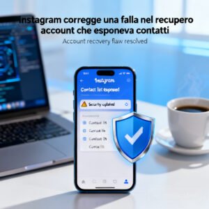 Home 8 Instagram corregge una falla nel recupero account che esponeva contatti
