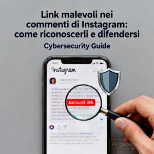 Link malevoli nei commenti di Instagram: come riconoscerli e difendersi