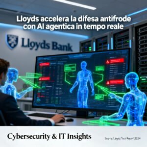 Lloyds accelera la difesa antifrode con AI agentica in tempo reale