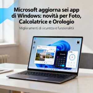 Home 2 Microsoft aggiorna sei app di Windows: novità per Foto, Calcolatrice e Orologio
