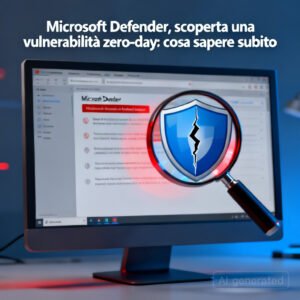 Home 3 Microsoft Defender, scoperta una vulnerabilità zero-day: cosa sapere subito