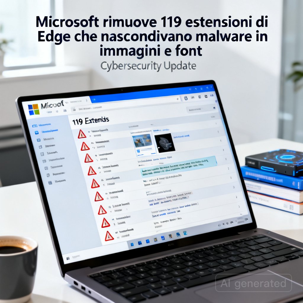 Microsoft rimuove 119 estensioni di Edge che nascondivano malware in immagini e font 2 Microsoft rimuove 119 estensioni di Edge che nascondivano malware in immagini e font
