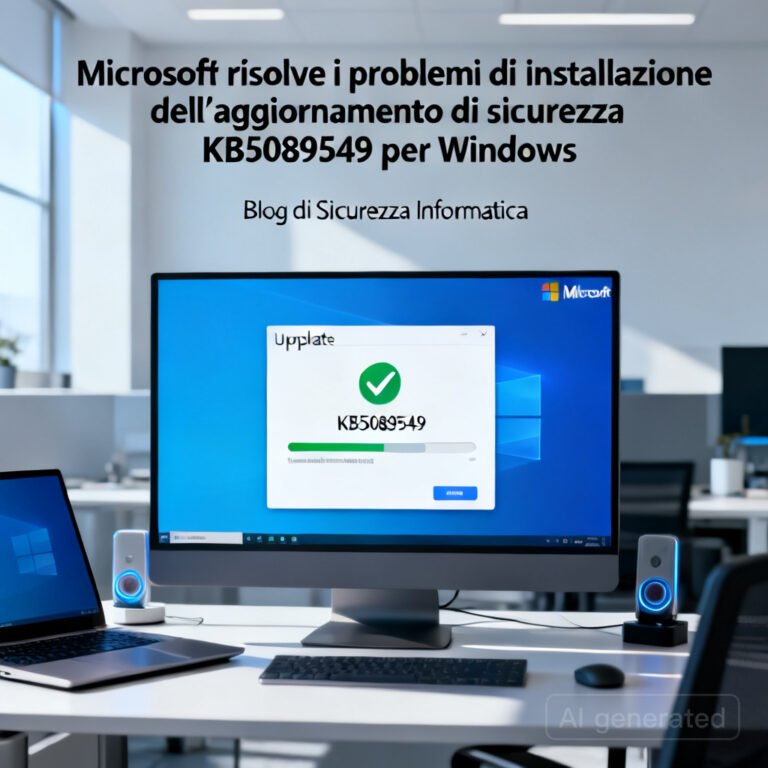 Microsoft risolve i problemi di installazione dell’aggiornamento di sicurezza KB5089549 per Windows 4 Microsoft risolve i problemi di installazione dell’aggiornamento di sicurezza KB5089549 per Windows