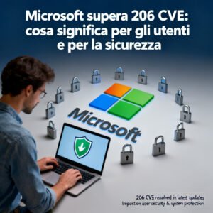Microsoft supera 206 CVE: cosa significa per gli utenti e per la sicurezza