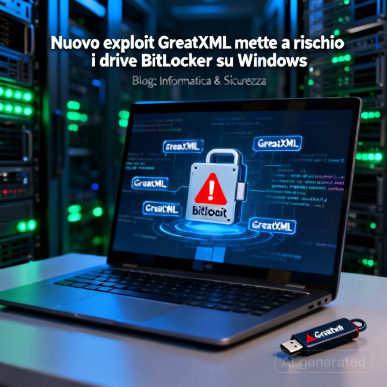 Nuovo exploit GreatXML mette a rischio i drive BitLocker su Windows 3 Nuovo exploit GreatXML mette a rischio i drive BitLocker su Windows