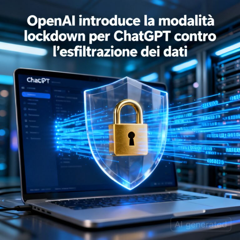 OpenAI introduce la modalità lockdown per ChatGPT contro l’esfiltrazione dei dati