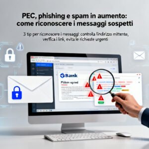 PEC, phishing e spam in aumento: come riconoscere i messaggi sospetti