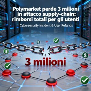 Polymarket perde 3 milioni in attacco supply-chain: rimborsi totali per gli utenti