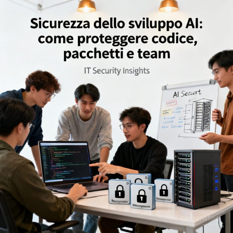 Sicurezza dello sviluppo AI: come proteggere codice, pacchetti e team 3 Sicurezza dello sviluppo AI: come proteggere codice, pacchetti e team
