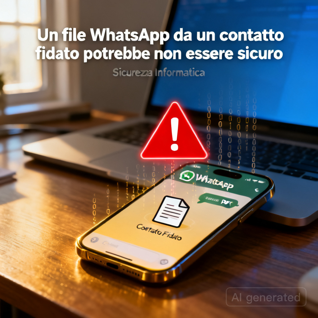 Un file WhatsApp da un contatto fidato potrebbe non essere sicuro 2 Un file WhatsApp da un contatto fidato potrebbe non essere sicuro