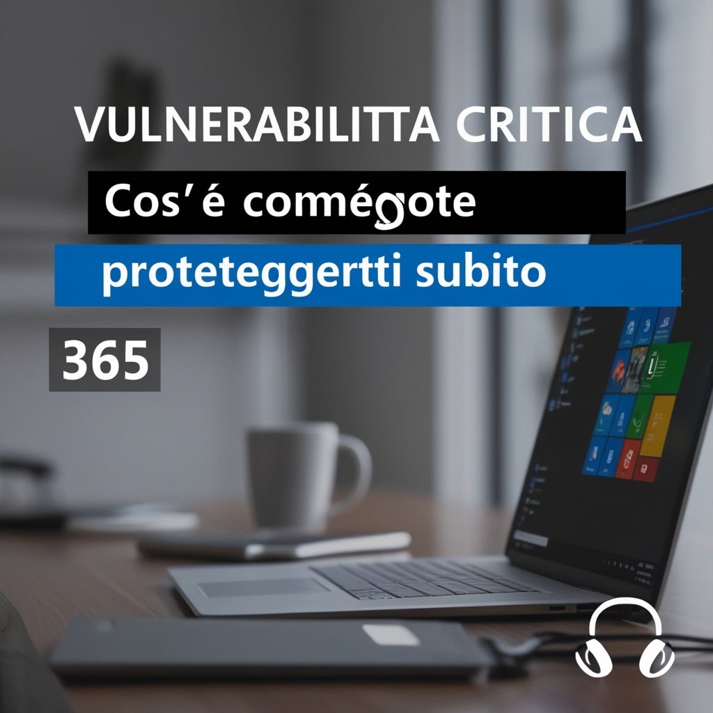 Vulnerabilità critica Microsoft 365: cos'è e come proteggerti subito