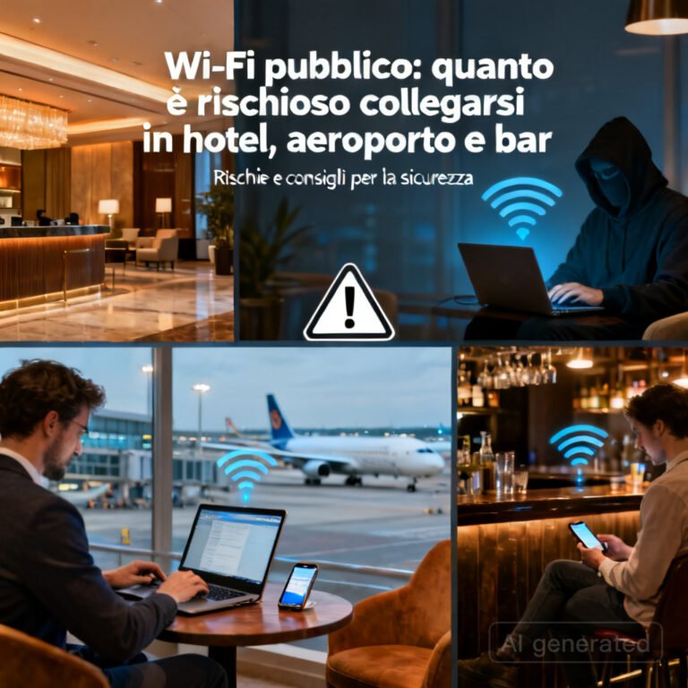 Wi-Fi pubblico: quanto è rischioso collegarsi in hotel, aeroporto e bar 4 Wi-Fi pubblico: quanto è rischioso collegarsi in hotel, aeroporto e bar