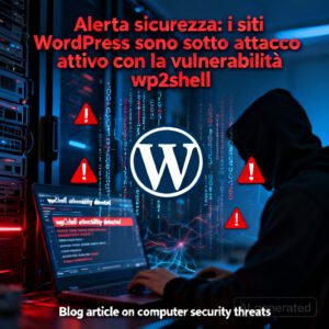 Home 3 Alerta sicurezza: i siti WordPress sono sotto attacco attivo con la vulnerabilità wp2shell