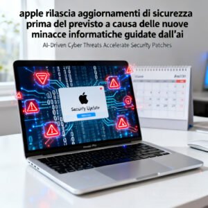 Home 5 apple rilascia aggiornamenti di sicurezza prima del previsto a causa delle nuove minacce informatiche guidate dall'ai
