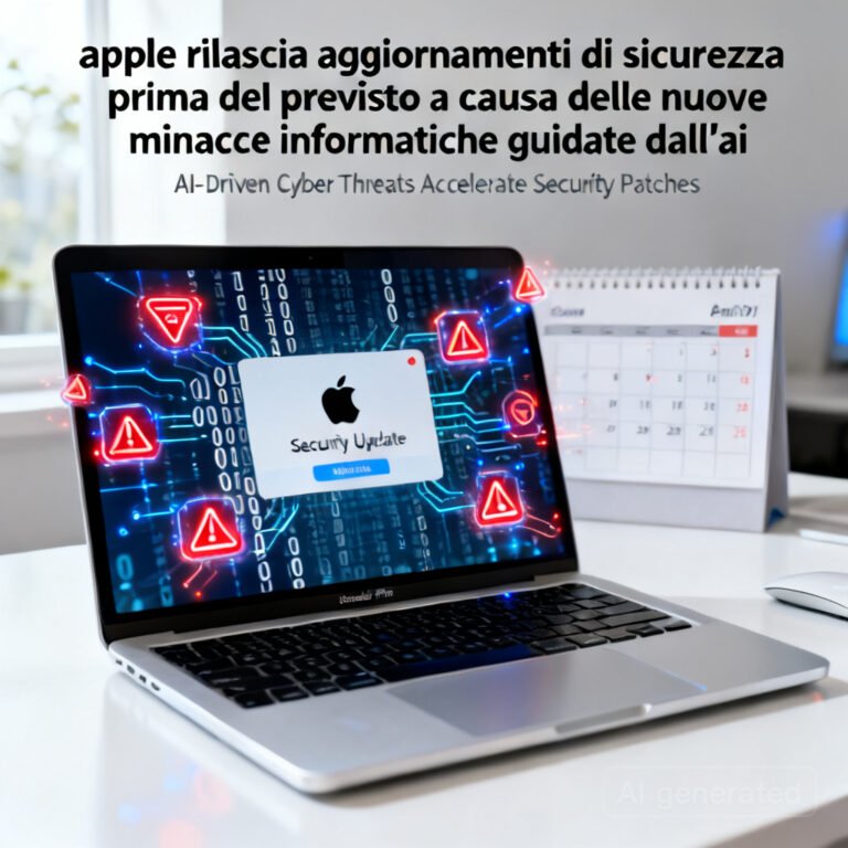 apple rilascia aggiornamenti di sicurezza prima del previsto a causa delle nuove minacce informatiche guidate dall'ai 5 apple rilascia aggiornamenti di sicurezza prima del previsto a causa delle nuove minacce informatiche guidate dall'ai